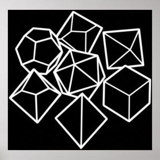 Póster DnD - Dice Set