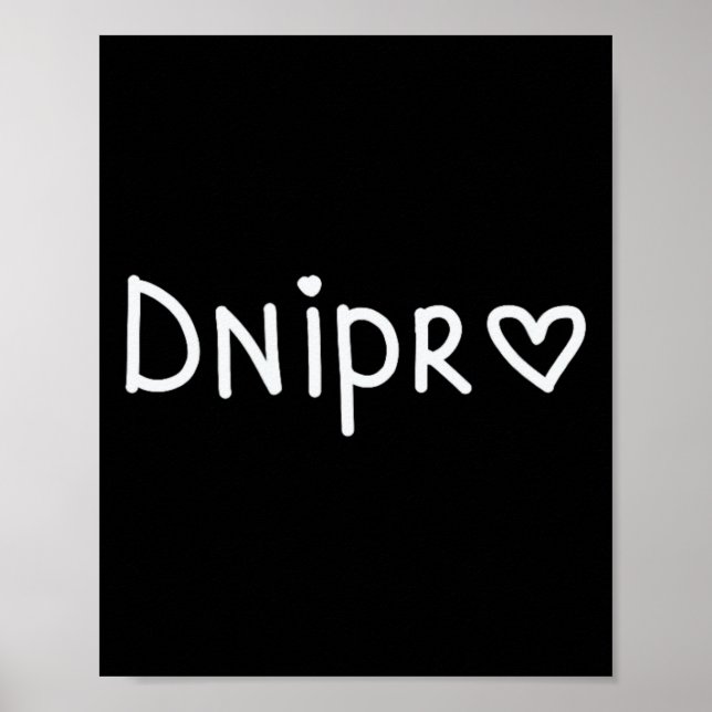 Póster Dnipró Ucrania  (Frente)