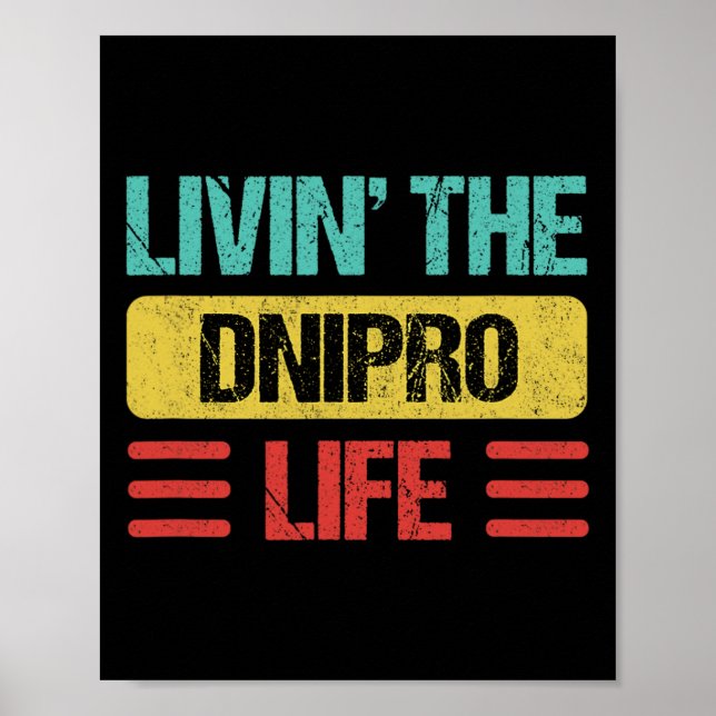 Póster Dnipro Ucrania 2  (Frente)