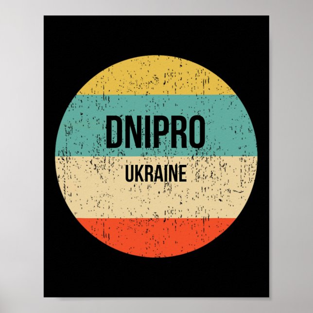 Póster Dnipro Ukraine 3  (Frente)