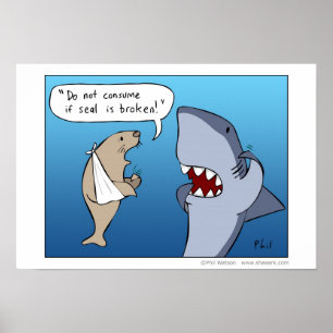 Póster Do not consume if seal is broken - Poster