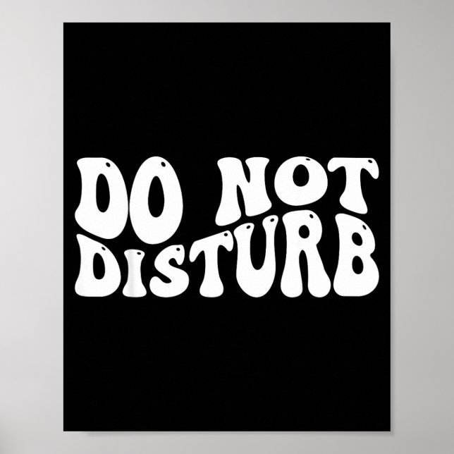 Póster Do Not Disturb  (Frente)