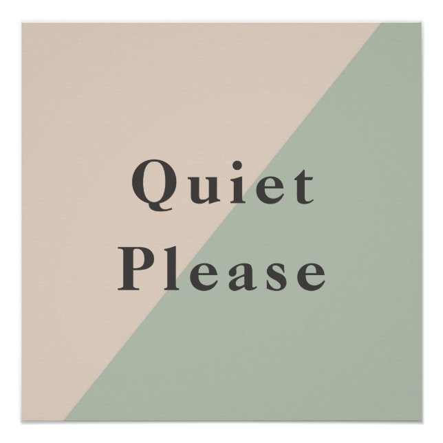 Póster Do Not Disturb Quiet Space Productivity (Anverso)