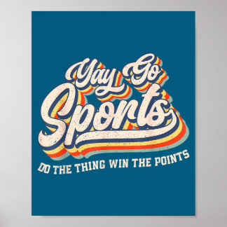 Póster Do Yay Go Sports Win Points