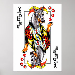 Póster Doberman Black Joker
