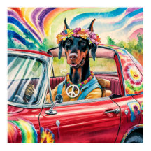 Dobermann Groovy 60 en rojo convertible