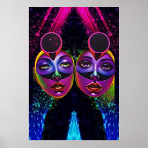 Póster Doble Aperitivo de la Moda II