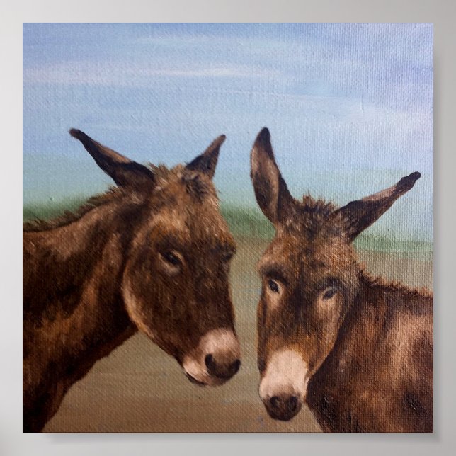 Póster Doble burro (Frente)