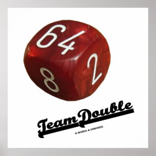 Póster Doble equipo (cubo doble de chaquete de chaquete)