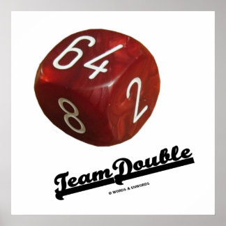 Póster Doble equipo (cubo doble de chaquete de chaquete)