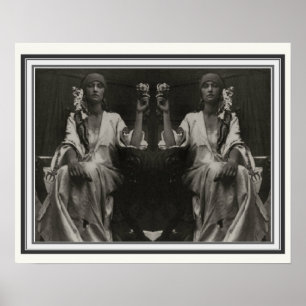 Póster Doble imagen Alphonse Mucha Poster 16 x 20