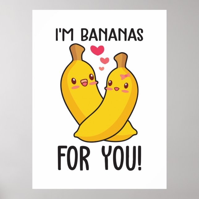 Póster Doble Regalo Soy Banana Para Ti (Frente)