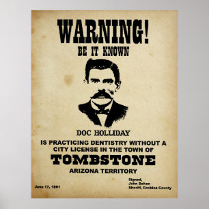 Póster Doc Holliday