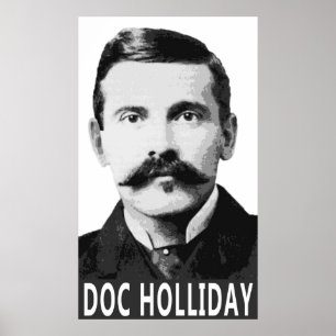 PÓSTER DOC HOLLIDAY OLD WEST LEGEND