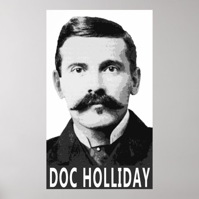 PÓSTER DOC HOLLIDAY OLD WEST LEGEND (Frente)