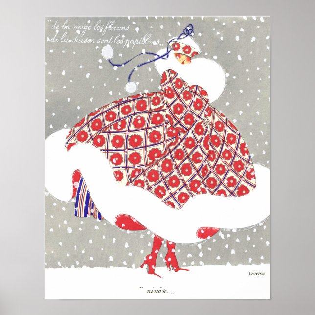 Póster Doce meses del año: Nivose (Frente)