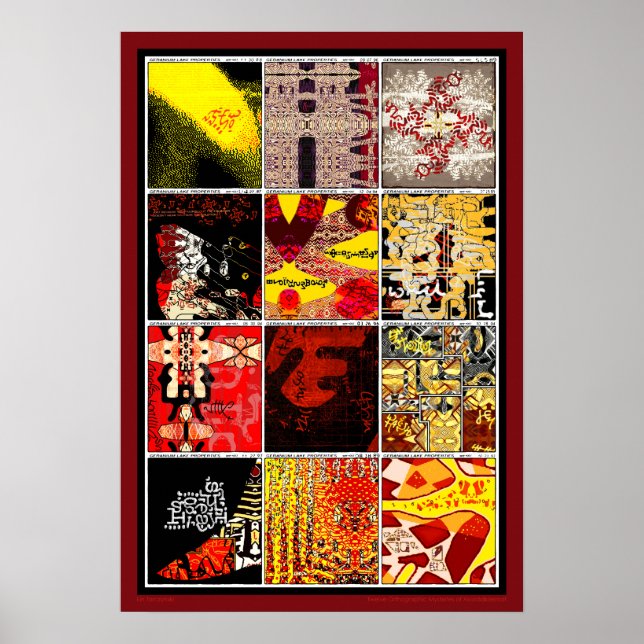 Póster Doce misterios ortográficos de az-Akordalkiermat (Frente)