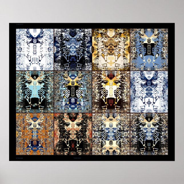 Póster Doce santos (Frente)