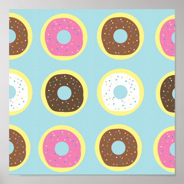 Póster Docenas de donuts (Frente)