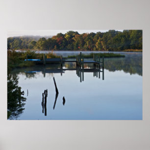 Póster Dock de Lonely River