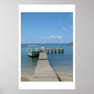 Póster Dock en el sol