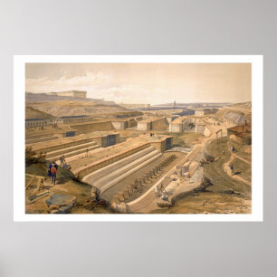 Póster Docks at Sebastopol, plate from 'The Seat of War i