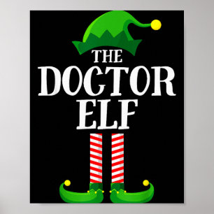 Póster Doctor Elf Pareo Familiar Grupo Fiesta de Navidad