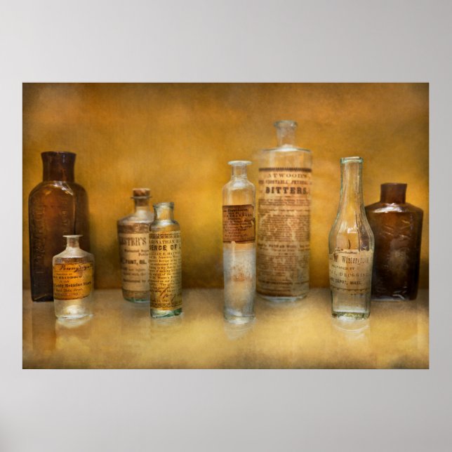 Póster Doctor - Esencias de Aceite (Frente)