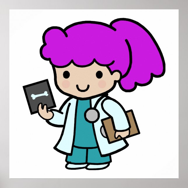 Póster Doctor Girl (Frente)