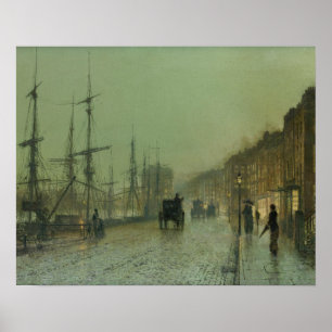 Póster Doctores de Glasgow John Atkinson Grimshaw
