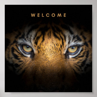 Póster Documento de poster de valor de bienvenida
