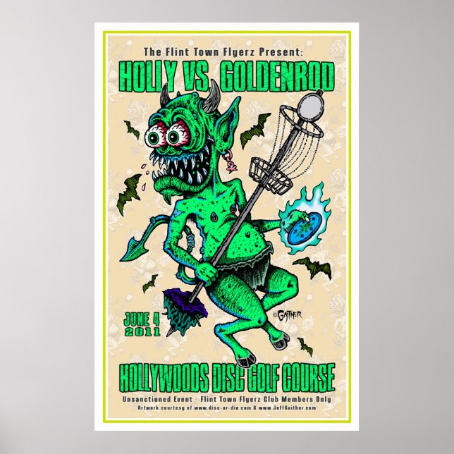 Póster DOD - Golf en disco (Frente)