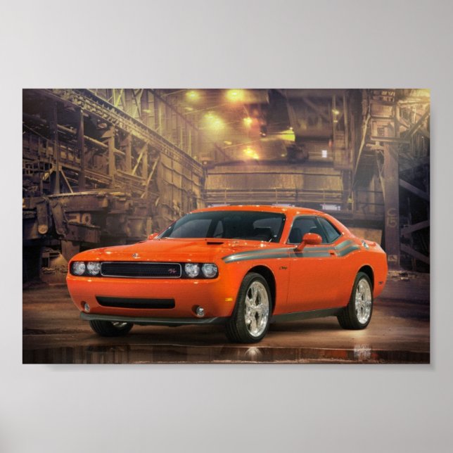 Póster Dodge Challenger (Frente)