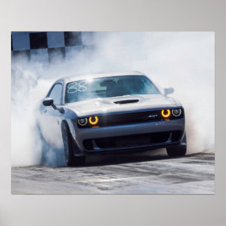 Póster Dodge Challenger Hellcat