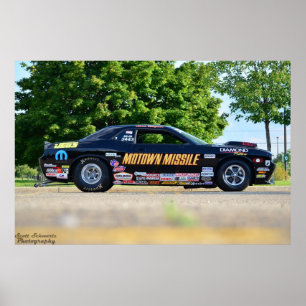 Póster Dodge Challenger Motown
