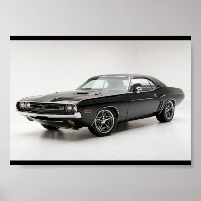 Póster Dodge Challenger RT 1971 (Frente)