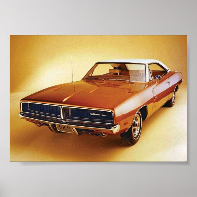 Póster Dodge Charger 1969 (Frente)
