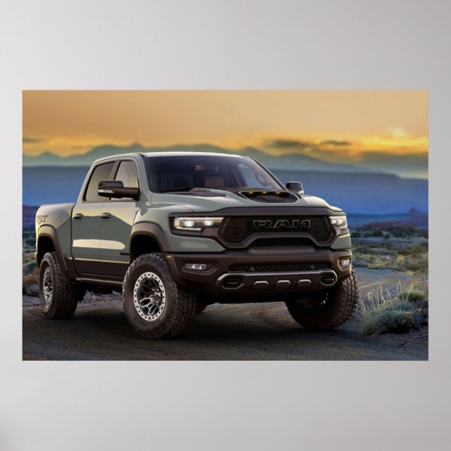 Póster Dodge Ram 1500 TRX (Frente)