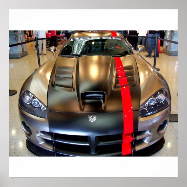 Póster Dodge Viper SportsCar showroom poster foto (Frente)