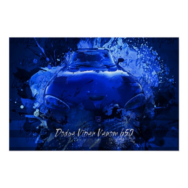 Póster Dodge Viper Venom 650 (Anverso)