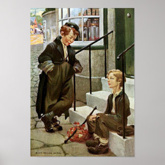 Póster Dodger ingenioso de Oliver Twist Print