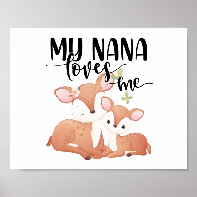 Póster Doe and Fawn Mi Nana me ama (Frente)