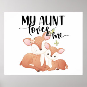 Póster Doe and Fawn mi tía me ama