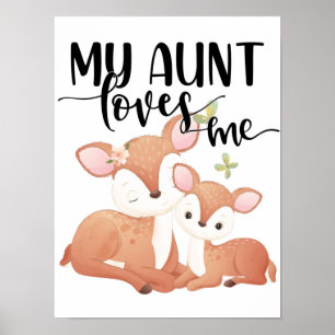Póster Doe and Fawn mi tía me ama