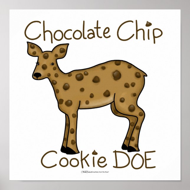 Póster Doe de galleta de chocolate (Frente)