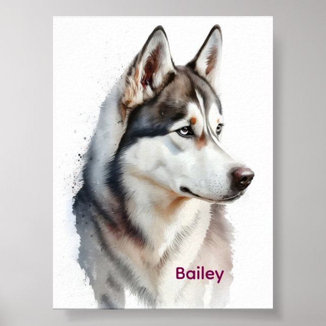 Póster Dog Bathroom Wall Art, Boxer Taking a Bath Poster (Frente)