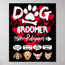 Dog Groomer Regalo Referencias Grooming Dog Salon 