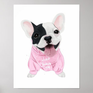 Póster Dog Lovers   Ama Solo, Perro Amor