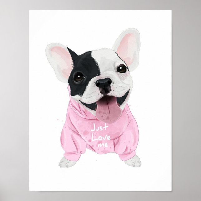 Póster Dog Lovers | Ama Solo, Perro Amor (Frente)