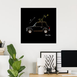 Póster Dog on Wall Street